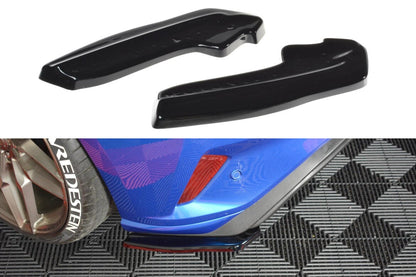 Diffusor Flaps V.1 passend für Ford Focus Hatchabck ST-Line schwarz Hochglanz