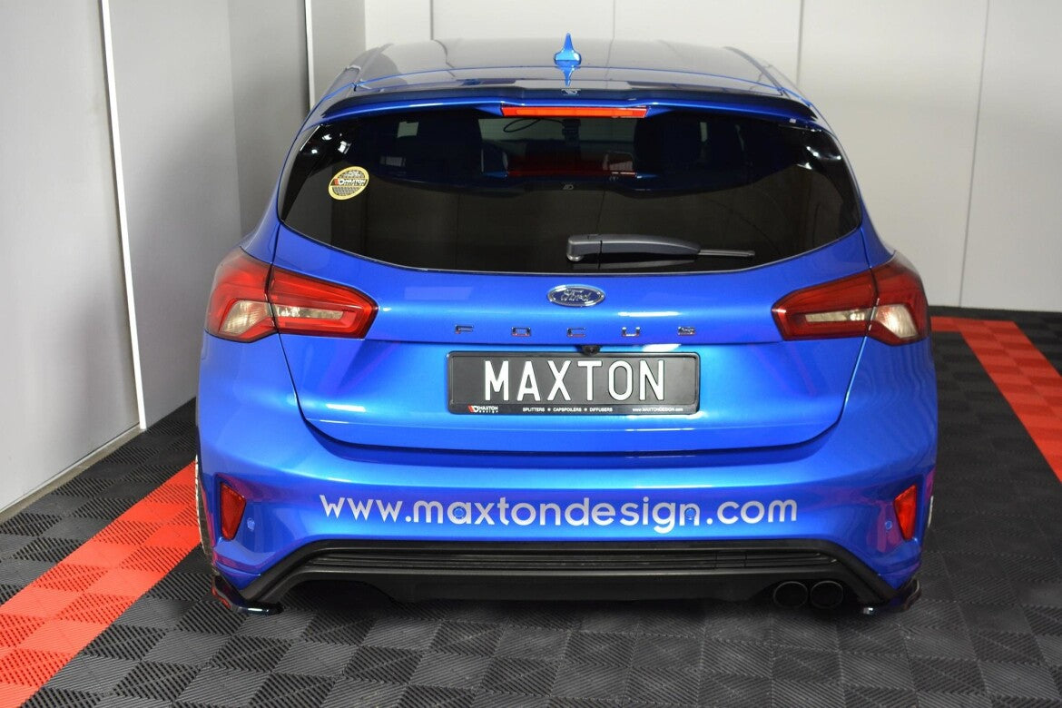Diffusor Flaps V.1 passend für Ford Focus Hatchabck ST-Line schwarz Hochglanz