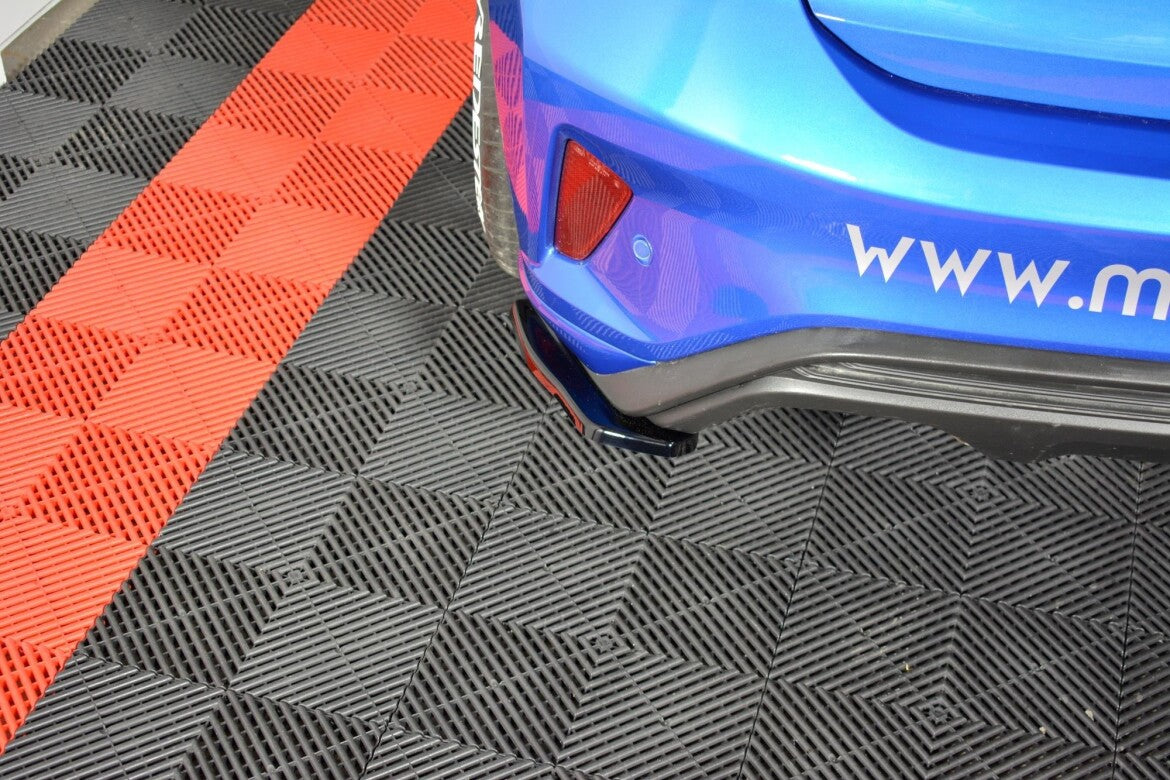 Diffusor Flaps V.1 passend für Ford Focus Hatchabck ST-Line schwarz Hochglanz