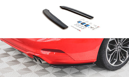 Diffusor Flaps V.1 passend für Ford Focus ST-Line Kombi Mk4 schwarz Hochglanz