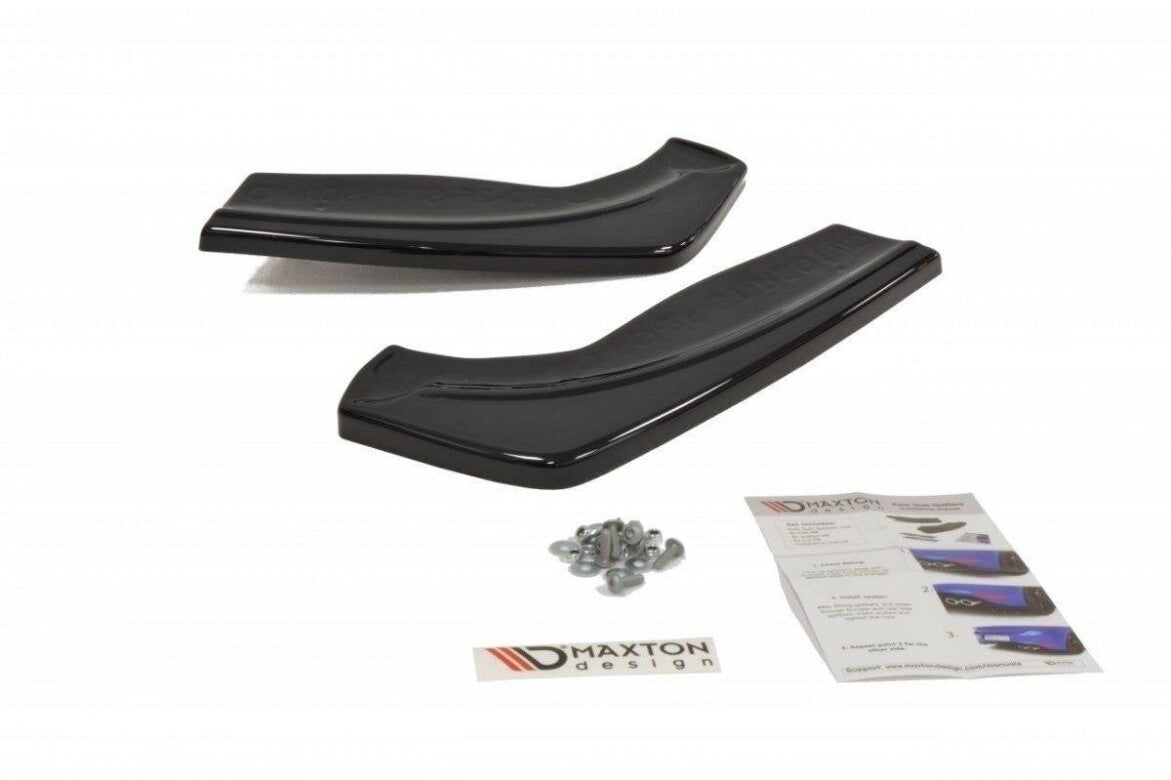 Diffusor Flaps V.1 passend für Ford Focus ST Mk2 FL schwarz Hochglanz