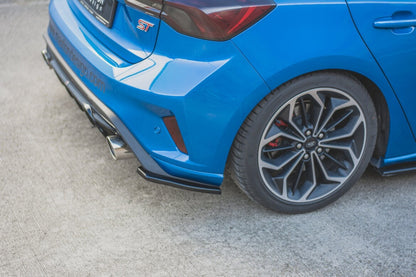 Diffusor Flaps V.1 passend für Ford Focus ST Mk4 Carbon Look