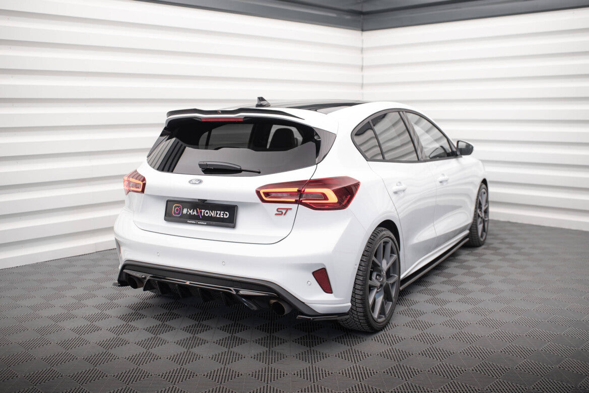 Diffusor Flaps V.1 passend für Ford Focus ST Mk4 schwarz Hochglanz
