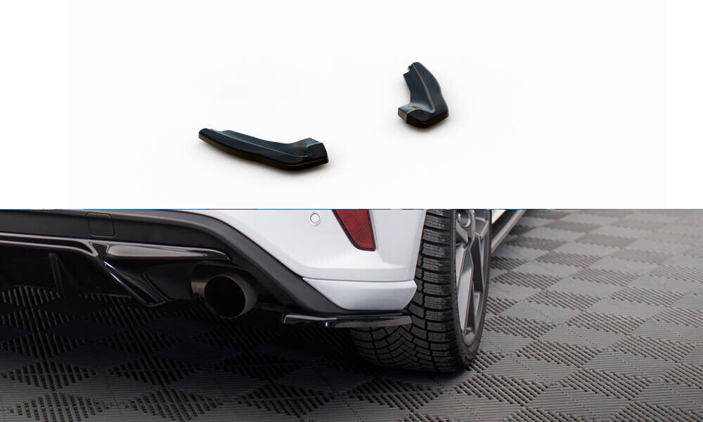 Diffusor Flaps V.1 passend für Ford Focus ST Mk4 schwarz Hochglanz