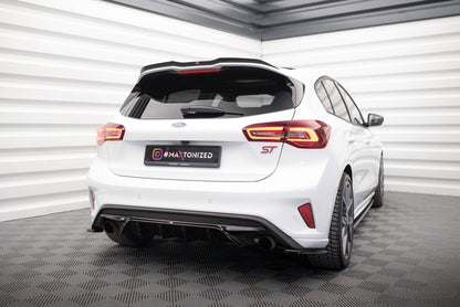 Diffusor Flaps V.1 passend für Ford Focus ST Mk4 schwarz Hochglanz