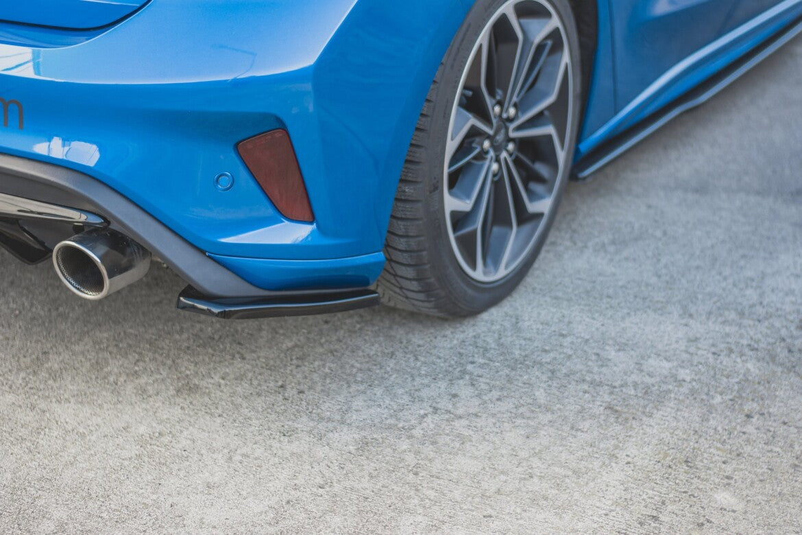 Diffusor Flaps V.1 passend für Ford Focus ST Mk4 schwarz Hochglanz