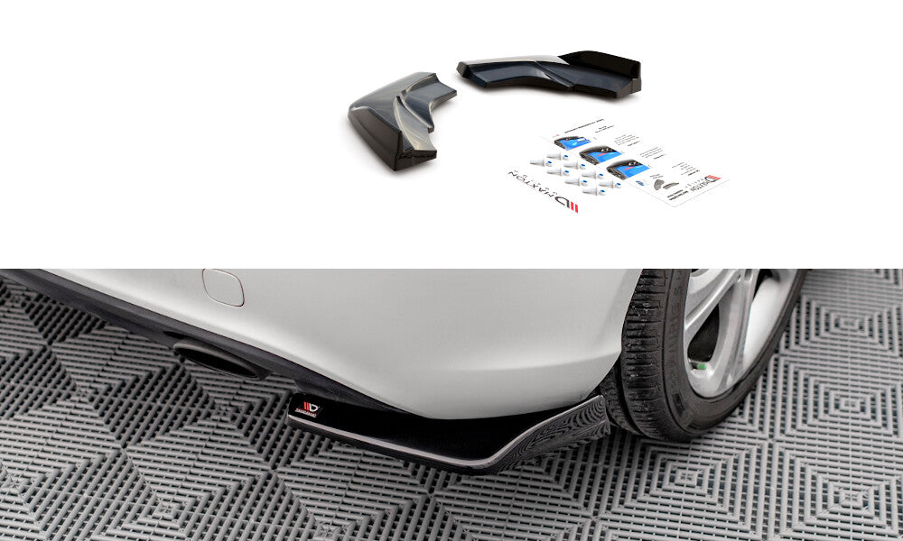 Diffusor Flaps V.1 passend für Mercedes A W176 schwarz Hochglanz