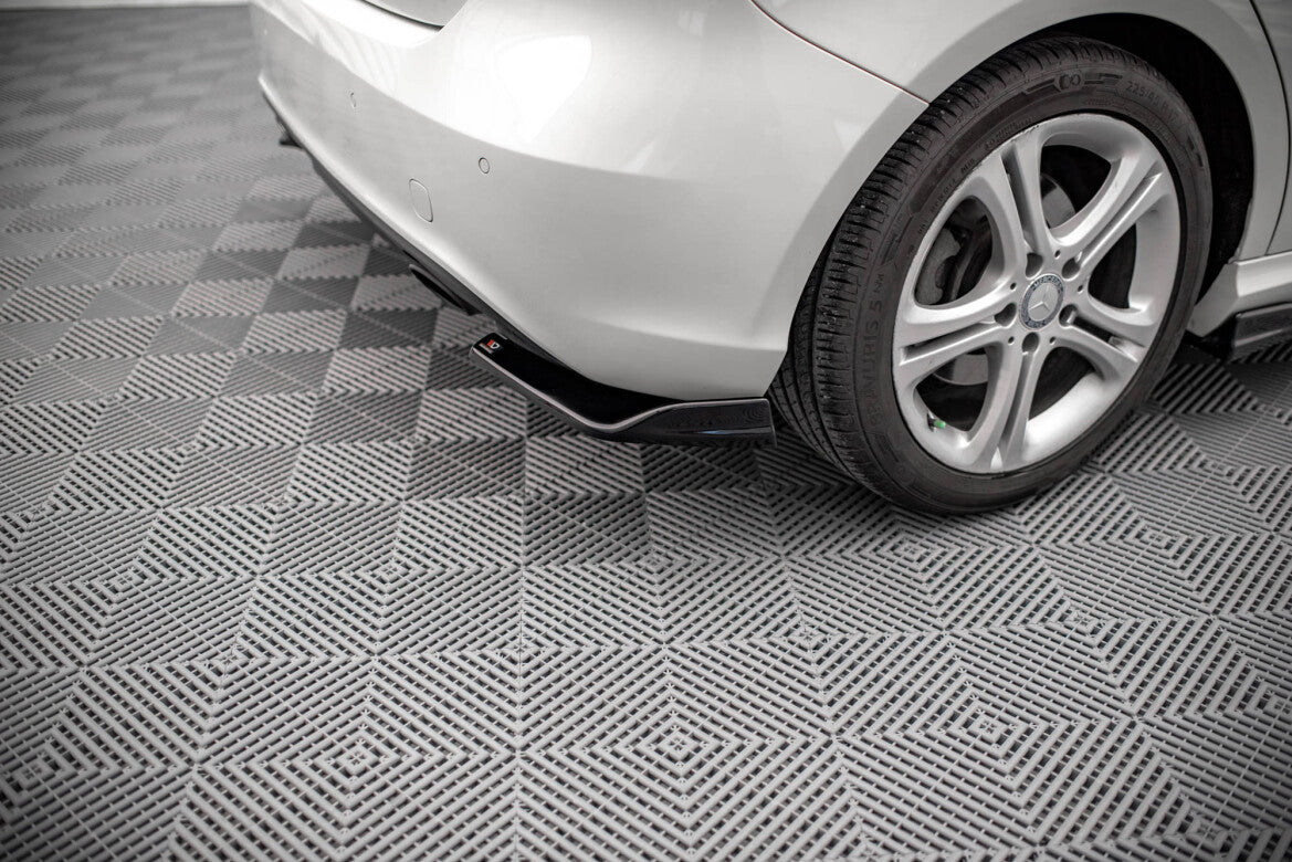 Diffusor Flaps V.1 passend für Mercedes A W176 schwarz Hochglanz