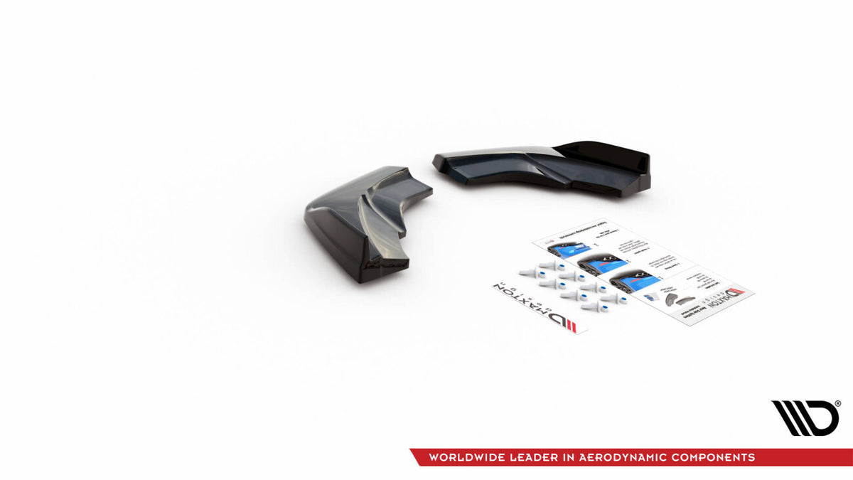 Diffusor Flaps V.1 passend für Mercedes A W176 schwarz Hochglanz