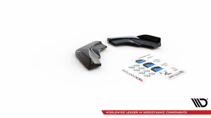 Diffusor Flaps V.1 passend für Mercedes A W176 schwarz Hochglanz