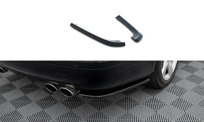 Diffusor Flaps V.1 passend für Mercedes CLK W209 schwarz Hochglanz