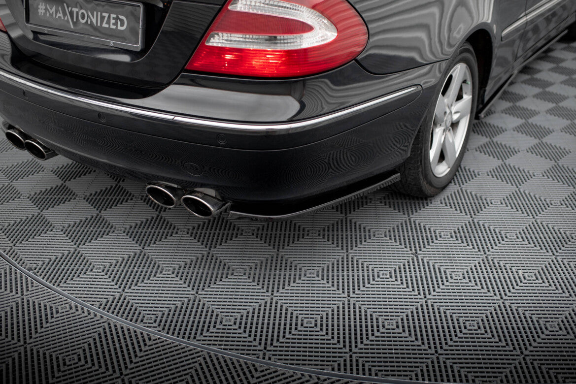 Diffusor Flaps V.1 passend für Mercedes CLK W209 schwarz Hochglanz