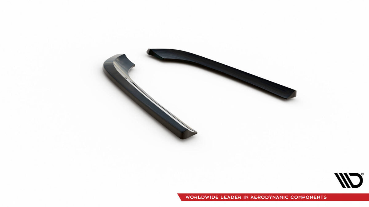 Diffusor Flaps V.1 passend für Mercedes CLK W209 schwarz Hochglanz