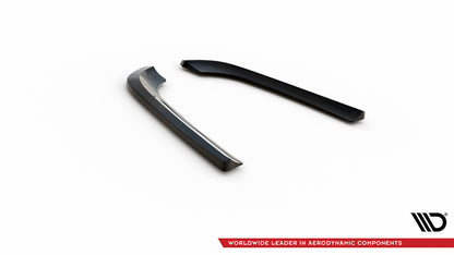 Diffusor Flaps V.1 passend für Mercedes CLK W209 schwarz Hochglanz