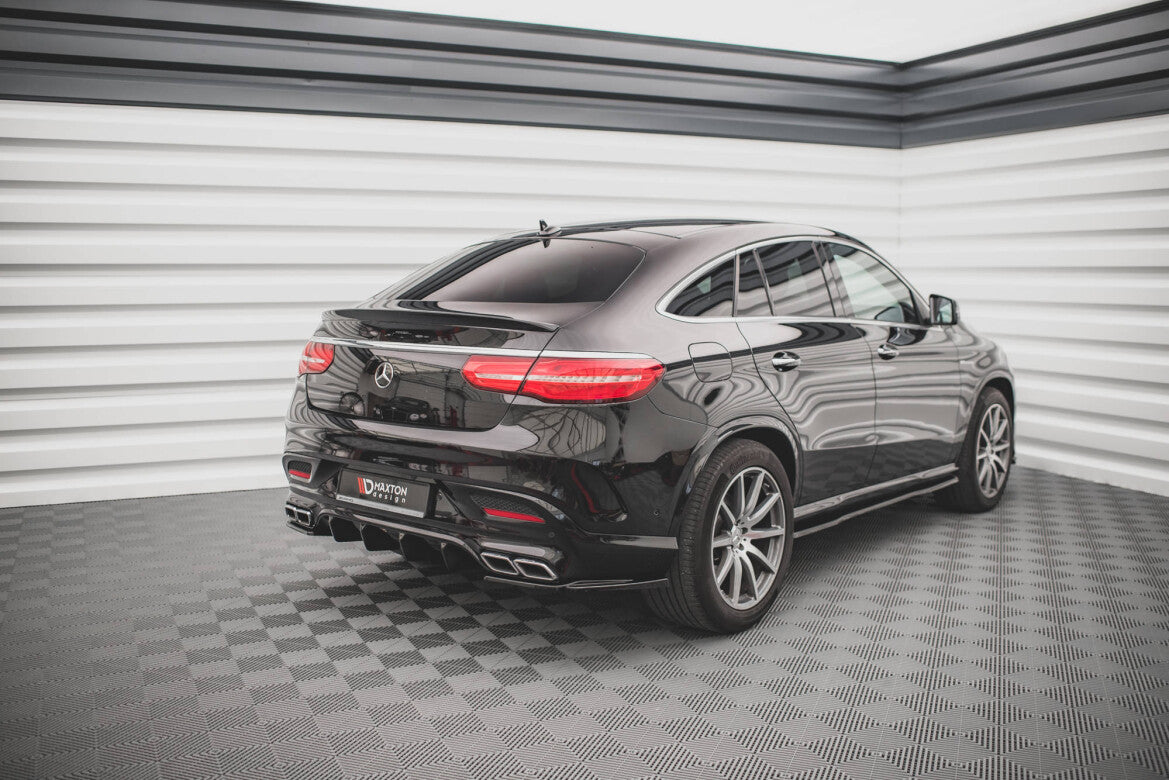 Diffusor Flaps V.1 passend für Mercedes GLE Coupe 63 AMG C292 schwarz Hochglanz