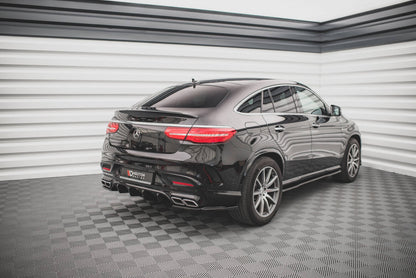Diffusor Flaps V.1 passend für Mercedes GLE Coupe 63 AMG C292 schwarz Hochglanz