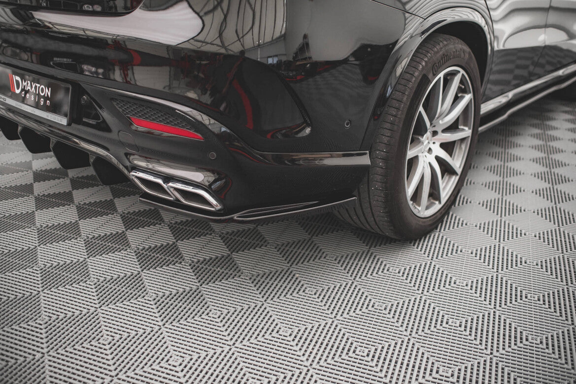 Diffusor Flaps V.1 passend für Mercedes GLE Coupe 63 AMG C292 schwarz Hochglanz