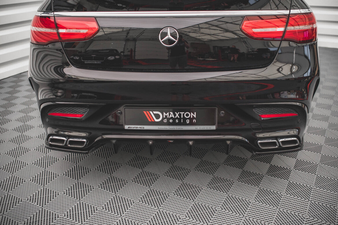 Diffusor Flaps V.1 passend für Mercedes GLE Coupe 63 AMG C292 schwarz Hochglanz