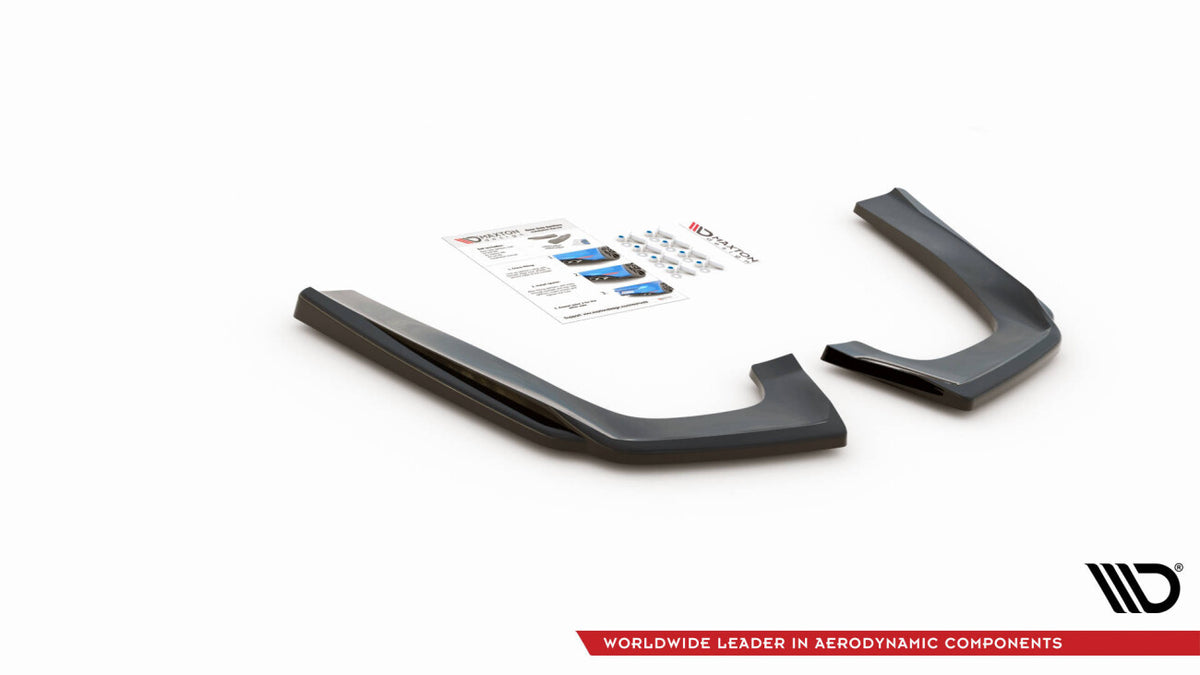 Diffusor Flaps V.1 passend für Mercedes GLE Coupe 63 AMG C292 schwarz Hochglanz
