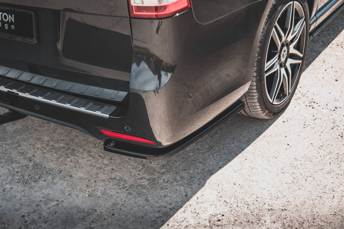 Diffusor Flaps V.1 passend für Mercedes V-Klasse AMG-Line W447 FL schwarz Hochglanz