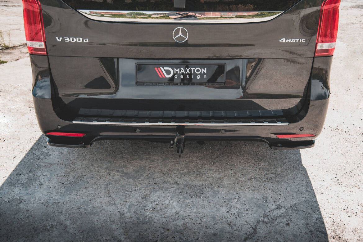 Diffusor Flaps V.1 passend für Mercedes V-Klasse AMG-Line W447 FL schwarz Hochglanz