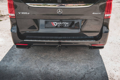 Diffusor Flaps V.1 passend für Mercedes V-Klasse AMG-Line W447 FL schwarz Hochglanz