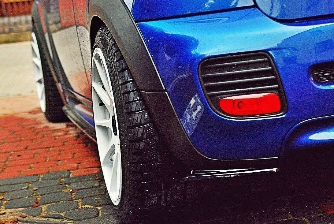Diffusor Flaps V.1 passend für Mini Cooper R56 JCW schwarz Hochglanz