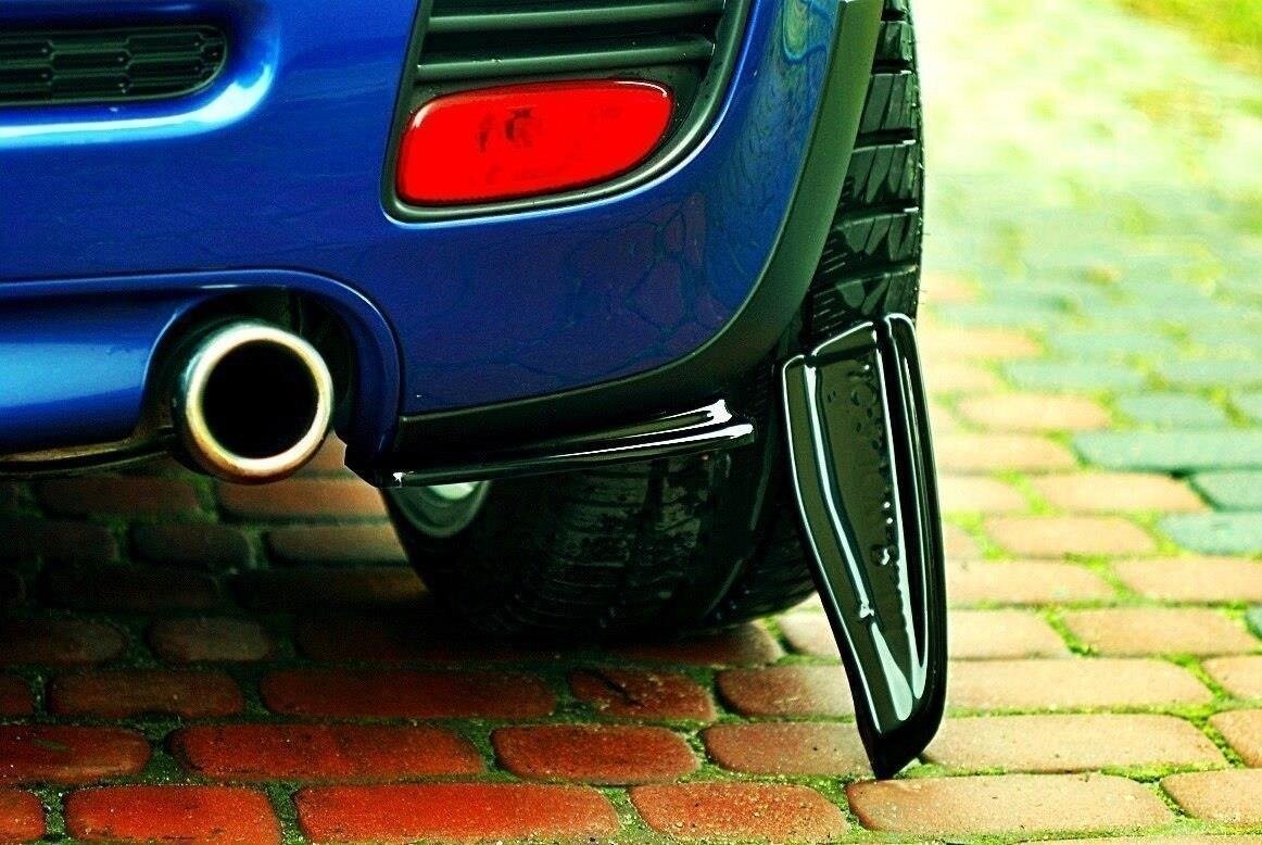 Diffusor Flaps V.1 passend für Mini Cooper R56 JCW schwarz Hochglanz