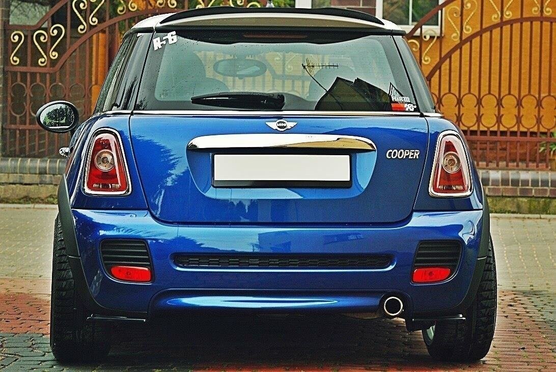 Diffusor Flaps V.1 passend für Mini Cooper R56 JCW schwarz Hochglanz