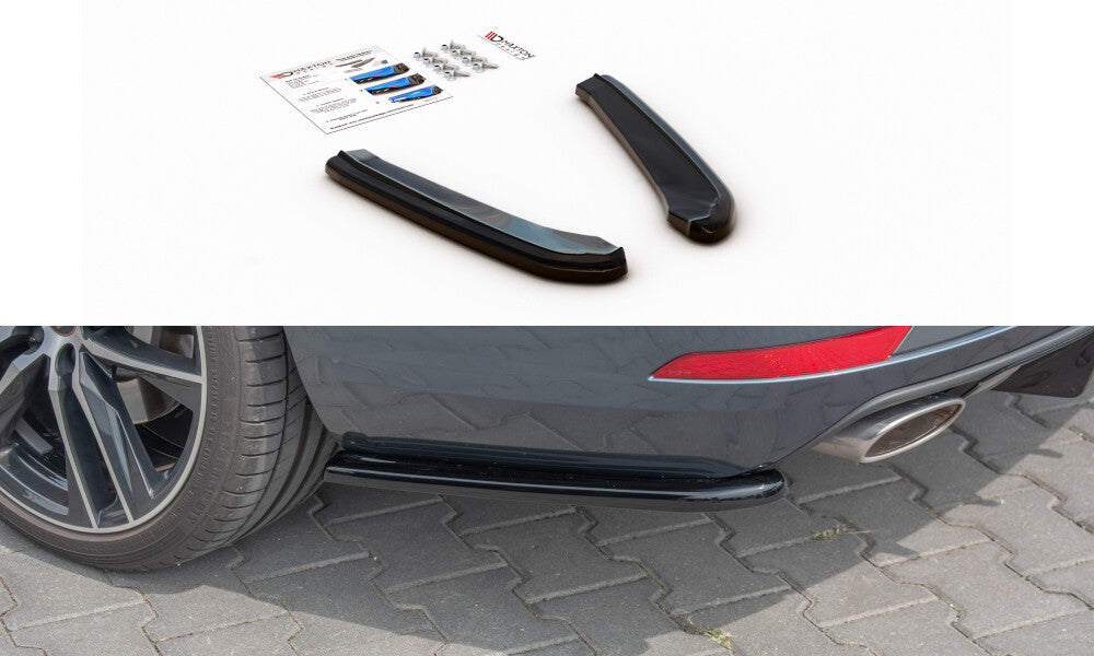 Diffusor Flaps V.1 passend für Seat Leon CUPRA Mk3 FL Sportstourer schwarz Hochglanz
