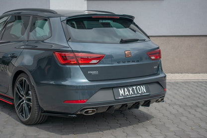 Diffusor Flaps V.1 passend für Seat Leon CUPRA Mk3 FL Sportstourer schwarz Hochglanz
