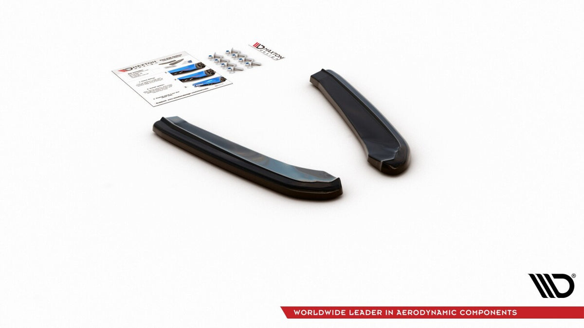 Diffusor Flaps V.1 passend für Seat Leon CUPRA Mk3 FL Sportstourer schwarz Hochglanz