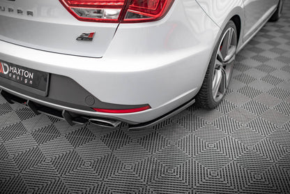 Diffusor Flaps V.1 passend für Seat Leon CUPRA Sportstourer Mk3 schwarz Hochglanz