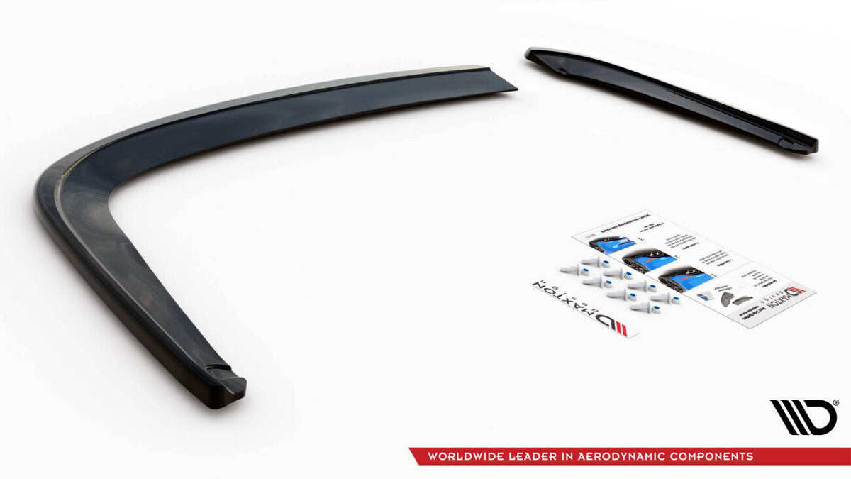 Diffusor Flaps V.1 passend für Seat Leon FR Sportstourer Mk3 schwarz Hochglanz