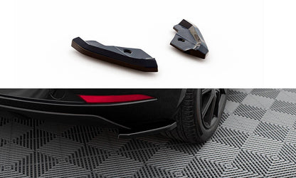 Diffusor Flaps V.1 passend für Seat Leon Hatchback Mk3 FL schwarz Hochglanz