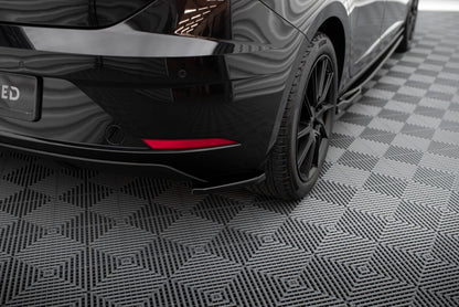 Diffusor Flaps V.1 passend für Seat Leon Hatchback Mk3 FL schwarz Hochglanz
