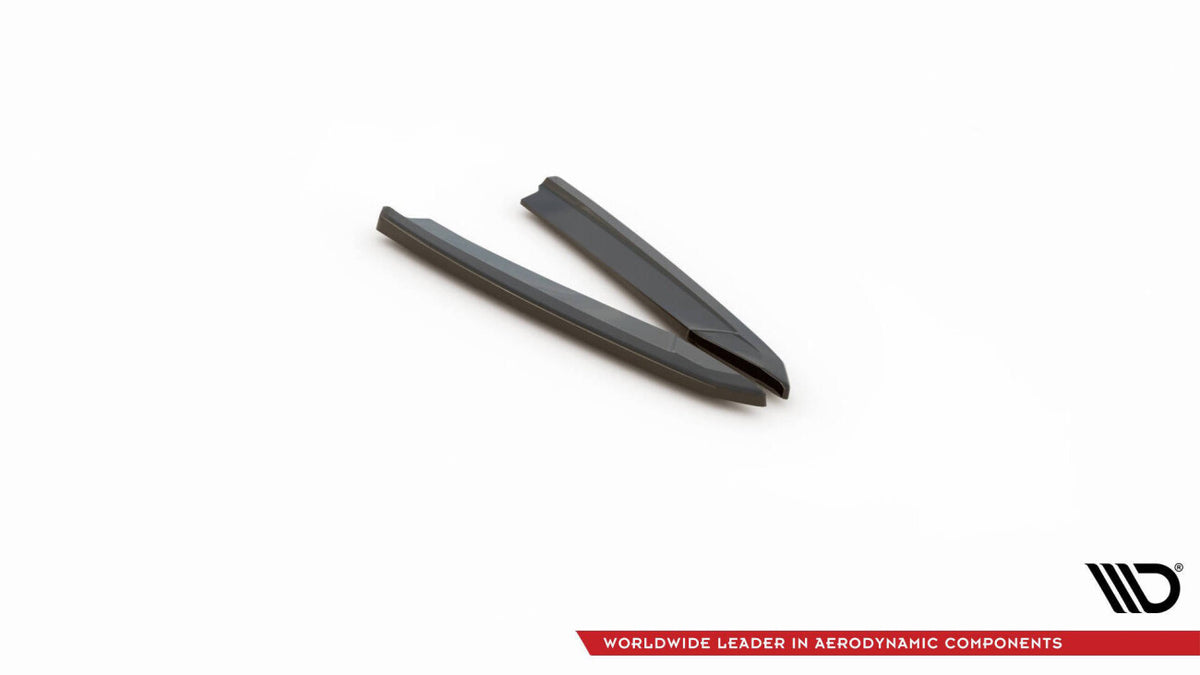 Diffusor Flaps V.1 passend für Skoda Octavia RS Liftback / Combi Mk4 FL schwarz Hochglanz