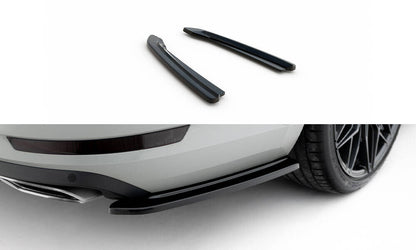 Diffusor Flaps V.1 passend für Skoda Superb Liftback / Combi Mk3 schwarz Hochglanz