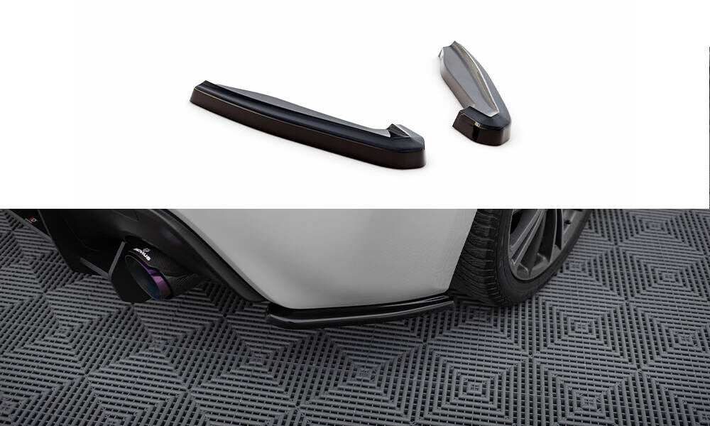 Diffusor Flaps V.1 passend für Subaru BRZ Mk1 / Mk1 FL schwarz Hochglanz