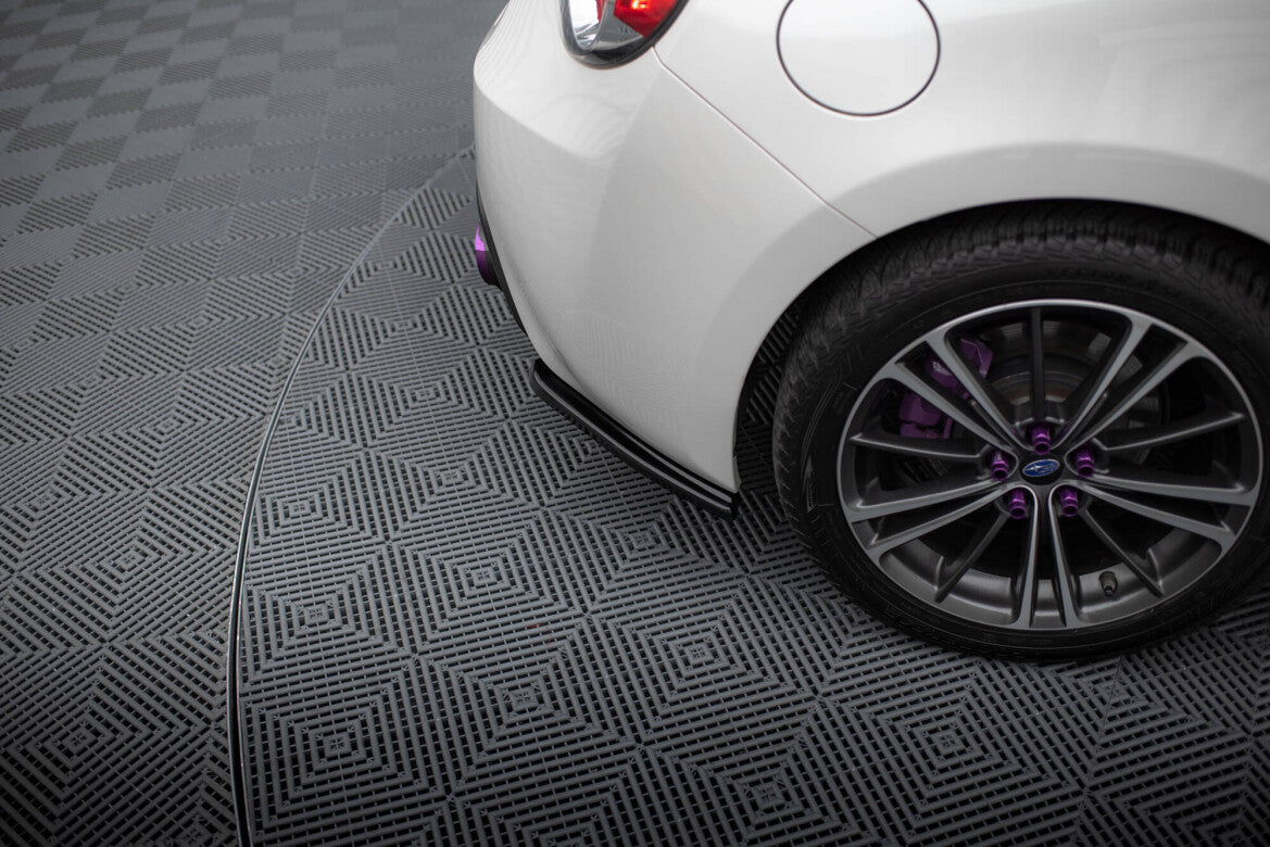 Diffusor Flaps V.1 passend für Subaru BRZ Mk1 / Mk1 FL schwarz Hochglanz