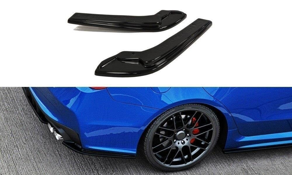 Diffusor Flaps V.1 passend für Subaru Impreza WRX STI Mk4 / Mk4 FL schwarz Hochglanz