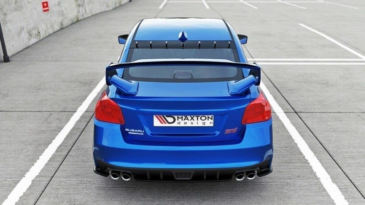 Diffusor Flaps V.1 passend für Subaru Impreza WRX STI Mk4 / Mk4 FL schwarz Hochglanz