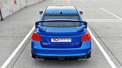 Diffusor Flaps V.1 passend für Subaru Impreza WRX STI Mk4 / Mk4 FL schwarz Hochglanz