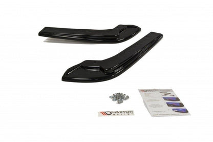 Diffusor Flaps V.1 passend für Subaru Impreza WRX STI Mk4 / Mk4 FL schwarz Hochglanz