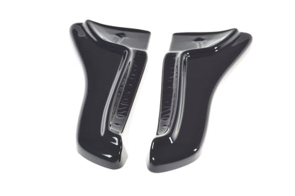 Diffusor Flaps V.1 passend für Tesla MODEL X schwarz Hochglanz