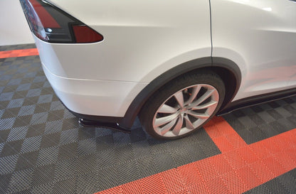 Diffusor Flaps V.1 passend für Tesla MODEL X schwarz matt