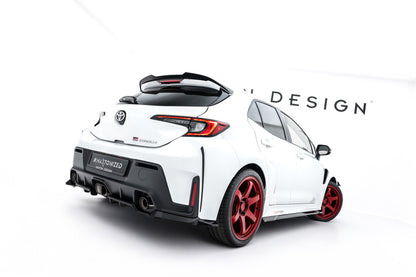 Diffusor Flaps V.1 passend für Toyota GR Corolla Mk12 schwarz Hochglanz