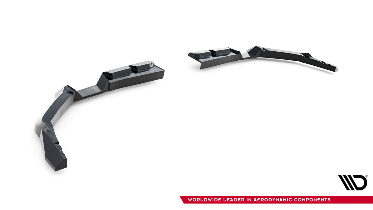 Diffusor Flaps V.1 passend für Toyota GR Corolla Mk12 schwarz Hochglanz