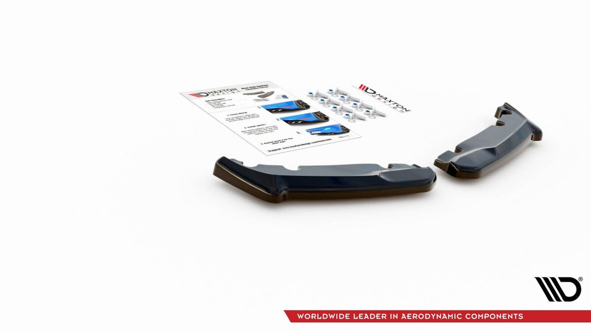 Diffusor Flaps V.1 passend für Toyota GR Yaris Mk4 schwarz Hochglanz