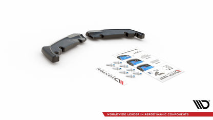 Diffusor Flaps V.1 passend für Toyota GR Yaris Mk4 schwarz Hochglanz
